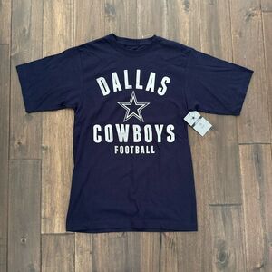 Dallas Cowboys Football NFL Team Apparel Navy Blue Tee Men’s S NWT